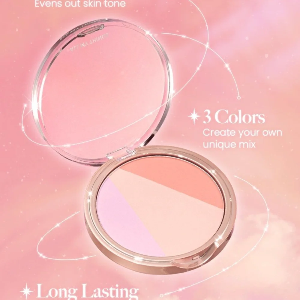 AMTS NEW Aurora Blusher Pink Clear Blush NaturalCovers Pores Korean Beauty